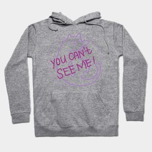 INU INU's cat -you can't see me! Hoodie